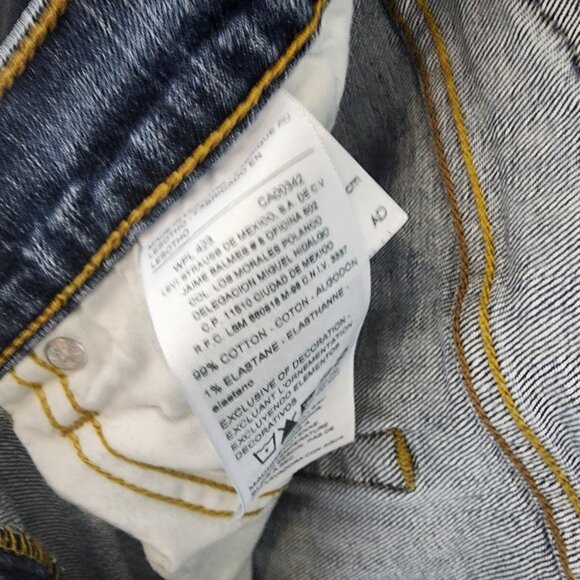 Straight cut Levi Strauss Signature Gold jeans W-29 L-30 Actual fit 30.5/30 - Picture 12 of 12